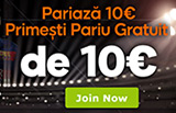 Pariuri gratuite în valoare de 10€